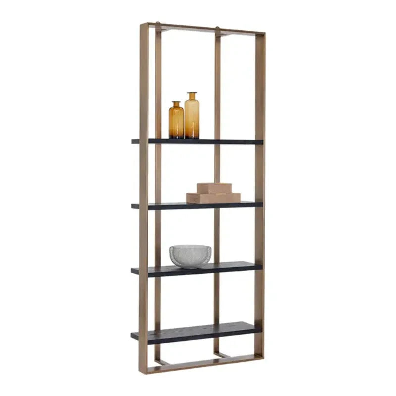 Dalton Steel Framed Modern Bookcase