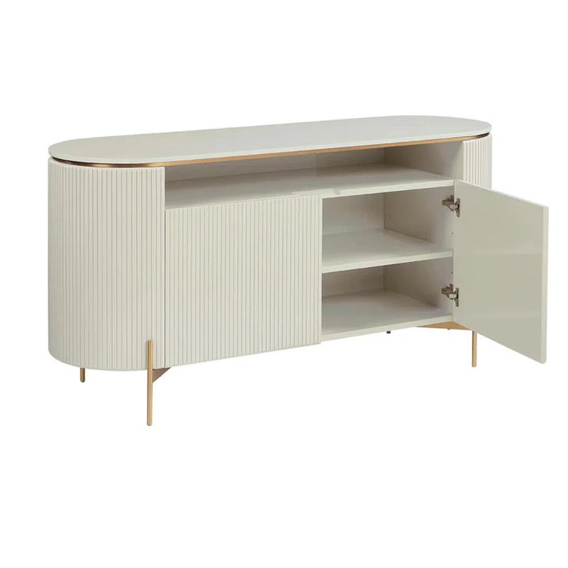 Paloma Wooden Steel Luxurious Sideboard