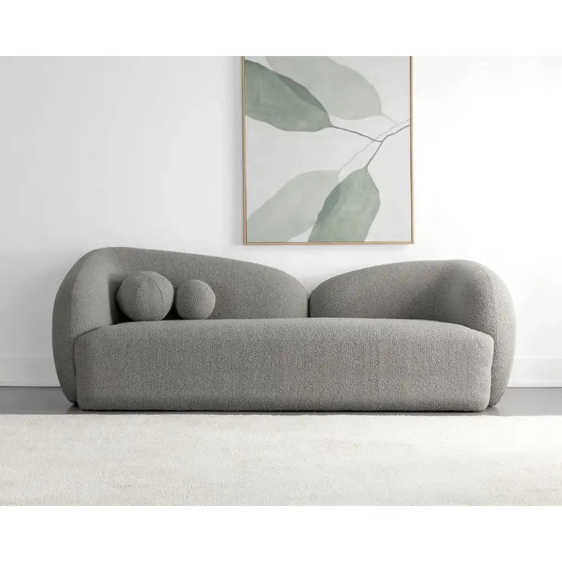 Esme Polyester Upholstered Stylish Sofa