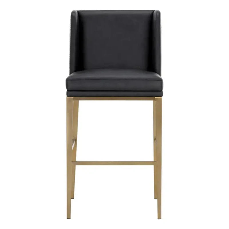 Joplin Leather Upholstered Barstool