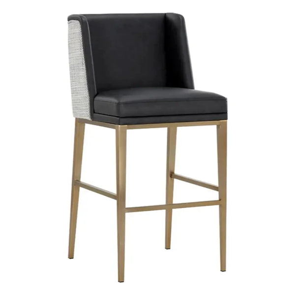 Joplin Leather Upholstered Barstool