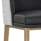 Joplin Leather Upholstered Barstool