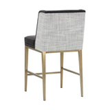 Joplin Leather Upholstered Counter Stool