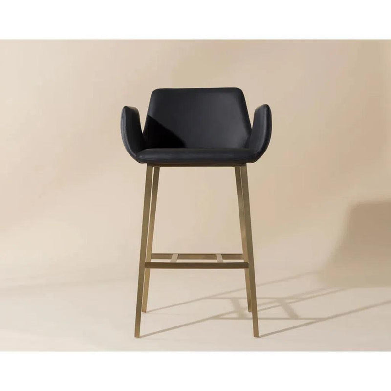 Lucano Leather Upholstered Barstool