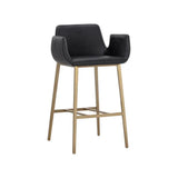 Lucano Leather Upholstered Barstool