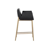 Lucano Leather Upholstered Counter Stool