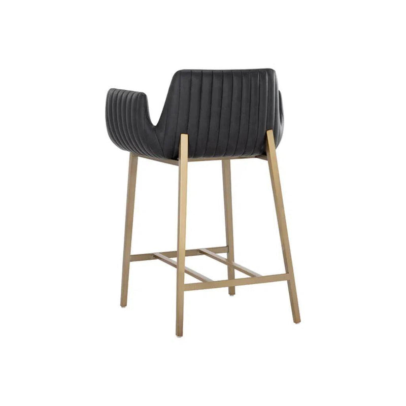 Lucano Leather Upholstered Counter Stool