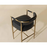 Heloise Leather Upholstered Handsome Counter Stool