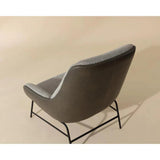 Lucier Leather Upholstered Handsome Lounge Chair