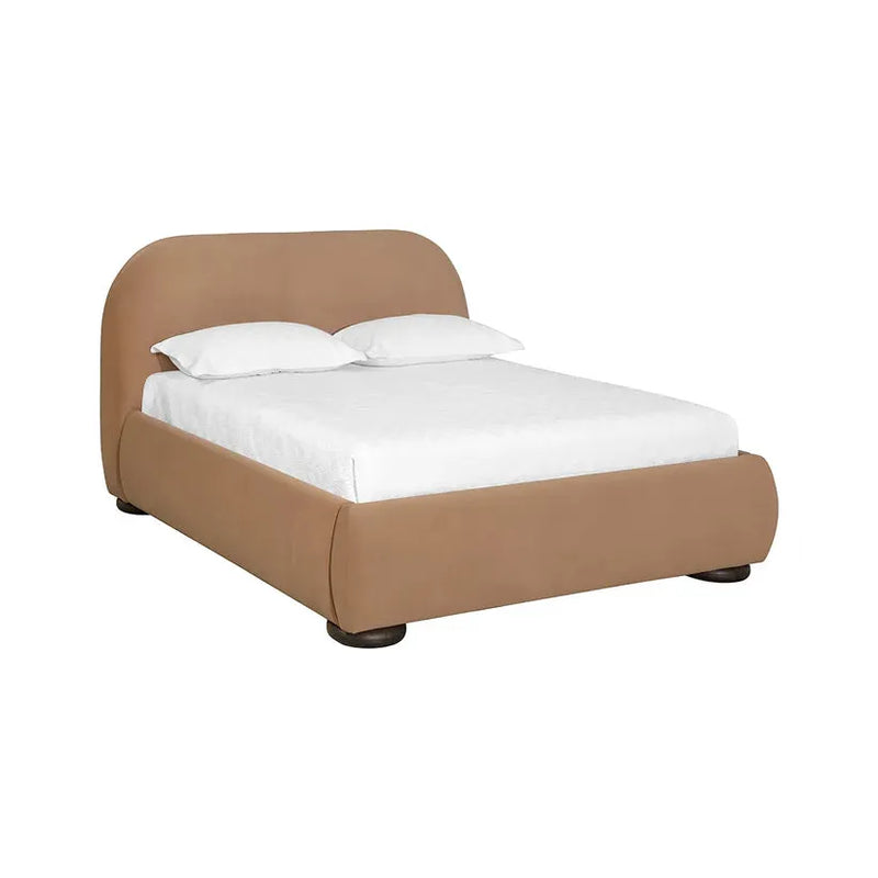 Marin Polyester Upholstered Stylish Queen Bed