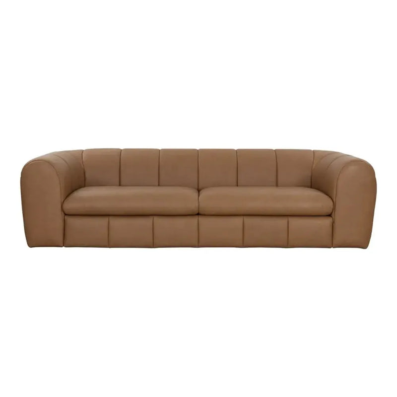 Cyril Luxurious Leather Upholstered Sofa