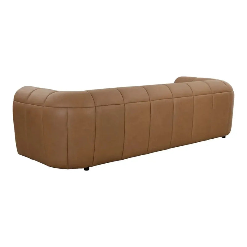 Cyril Luxurious Leather Upholstered Sofa