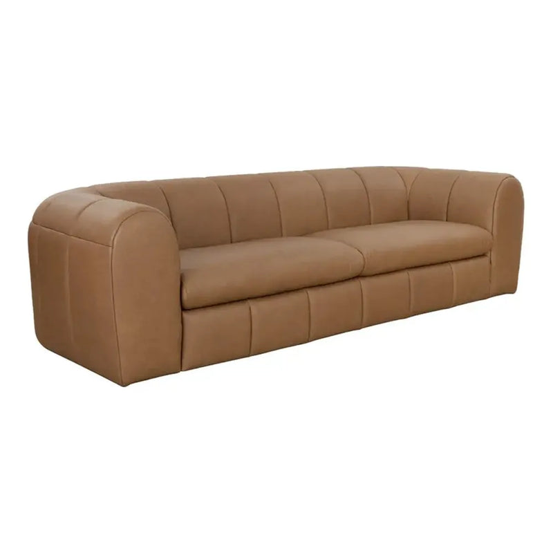 Cyril Luxurious Leather Upholstered Sofa