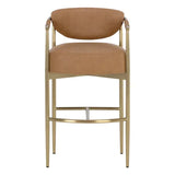 Heloise Leather Upholstered Barstool