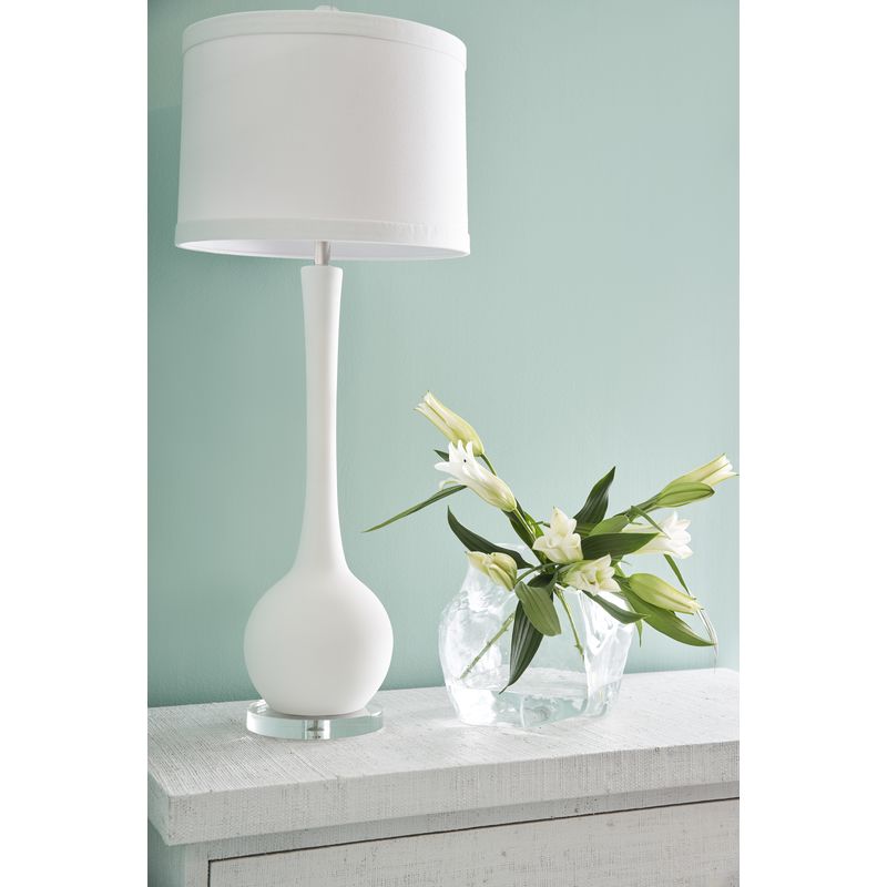 Matthews Ceramic With Silver Accents Table Lamp