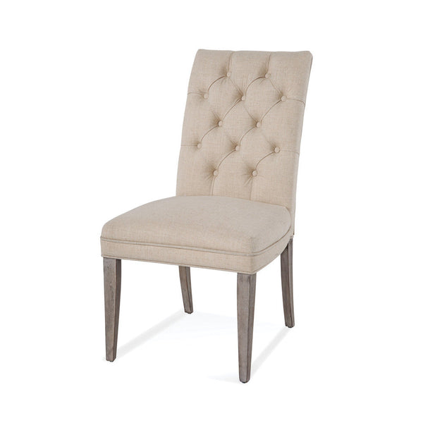 Bellamy Parsons Rubberwood Brown Armless Dining Chair