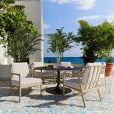 Castelle Tulip Aluminum Outdoor Round Dining Table