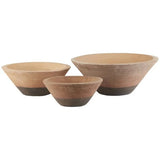 Natural Cottage Bowl Set of 3