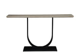 Yuca Iron Based Wooden Rectangular Console Table