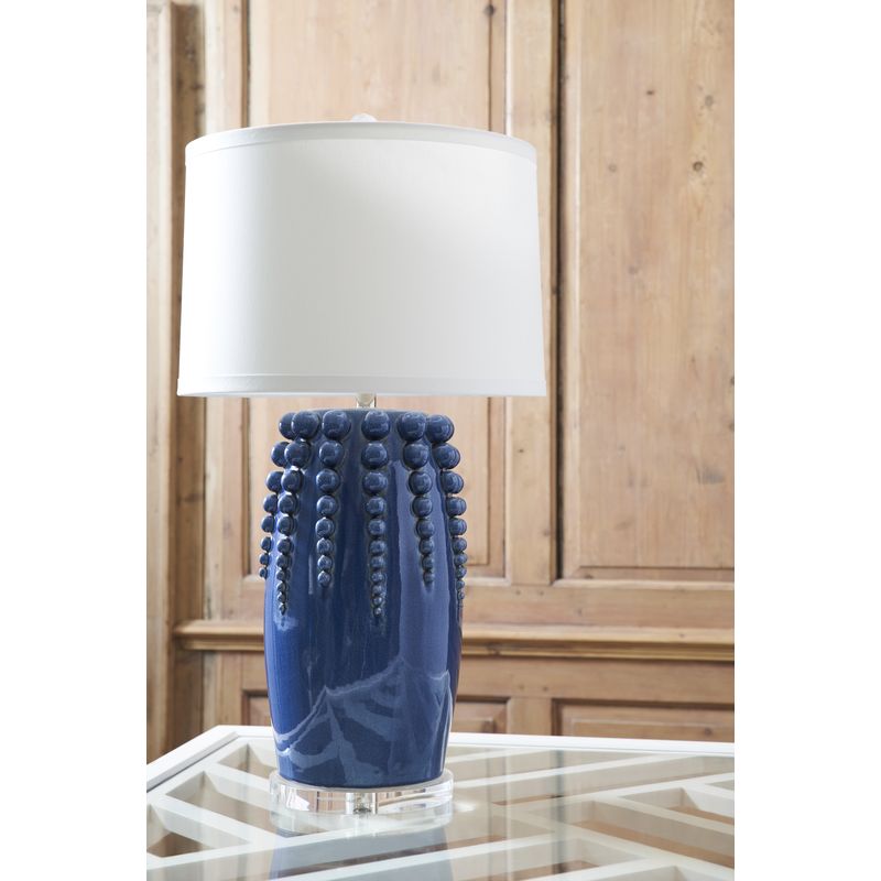 Sea Urchin Ceramic Glaze Finish Table Lamp