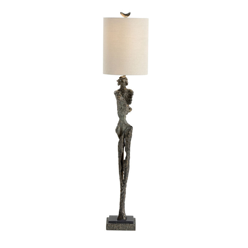 Modern Bronze Marble Base Table Lamp