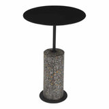 15 Inch Accent Table Black Contemporary Side Tables LOOMLAN By Moe's Home