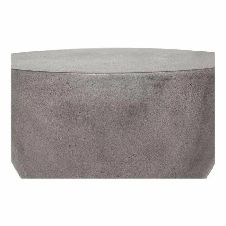 15 Inch Outdoor Stool Grey Contemporary-Garden Stools-Moe's Home-LOOMLAN