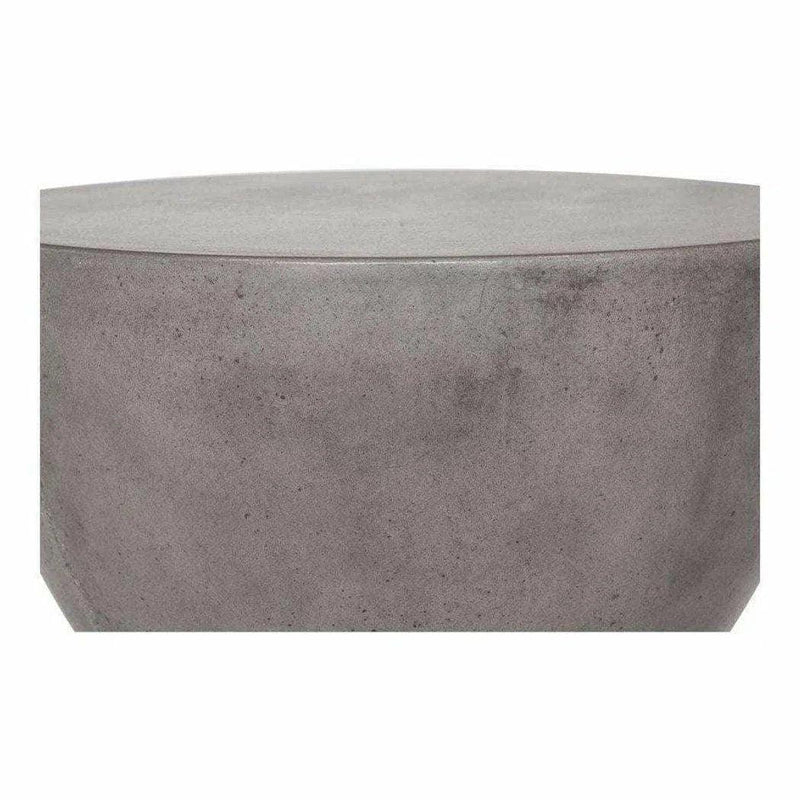 15 Inch Outdoor Stool Grey Contemporary