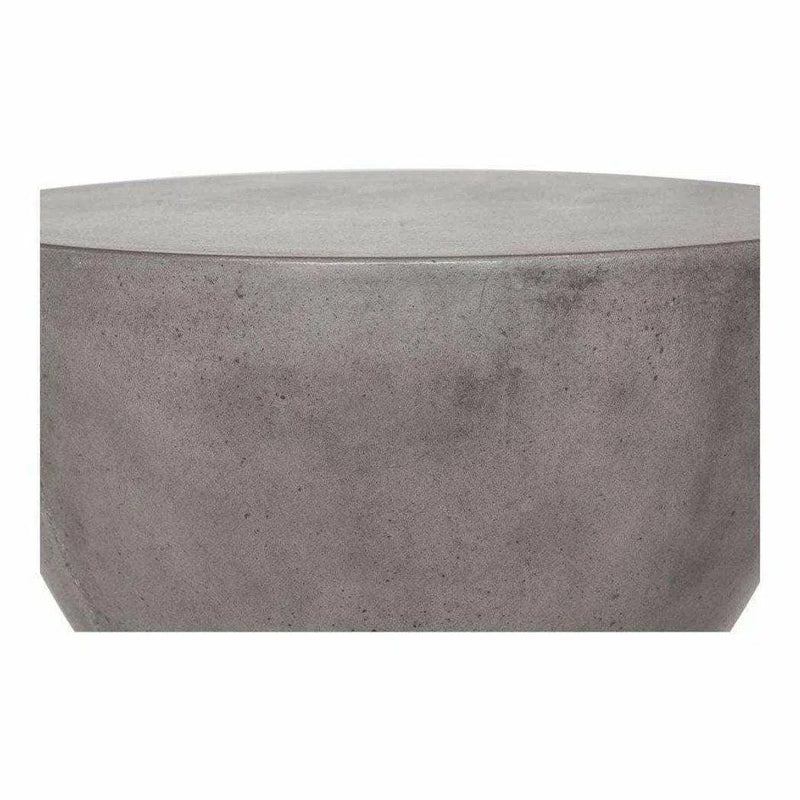 15 Inch Outdoor Stool Grey Contemporary Outdoor Accessories LOOMLAN By Moe's Home