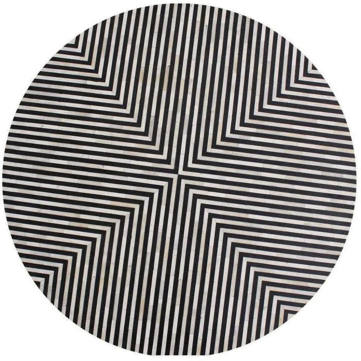 15 Inch Side Table Black Art Deco - LOOMLAN - Moe's Home - Side Tables