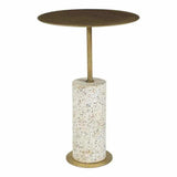 15 Inch Accent Table Gold Contemporary - LOOMLAN - Moe's Home - Side Tables