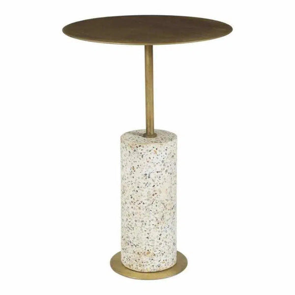 15 Inch Accent Table Gold Contemporary - LOOMLAN - Moe's Home - Side Tables