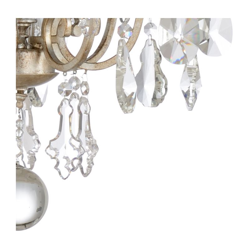 Versailles Silver Crystal Design Chandelier