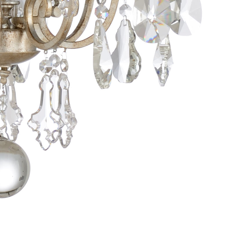 Versailles Silver Crystal Design Chandelier