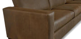 157" Alabama Reversible L-Shaped Leather Sectional Sofa Made to Order Sectionals LOOMLAN By Uptown Sebastian