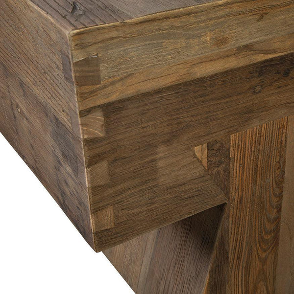 Beckett Natural Wooden Square Coffee Table