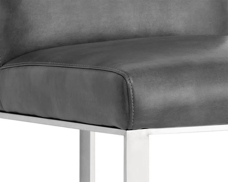 Dean Leather Upholstered Counter Stool