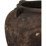 15.75 in. Ophelia Terracotta Chocolate Brown Planter-Planters-Currey & Co-LOOMLAN