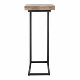 16 Inch C Shape Side Table Natural - LOOMLAN - Moe's Home - Side Tables