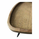 17 Inch Rattan Side Table Natural Scandinavian Side Tables LOOMLAN By Moe's Home