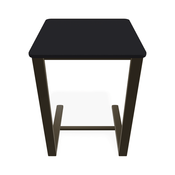 17.5" Square Marine Grade Polymer Side Table - LOOMLAN - Telescope - Outdoor Side Tables