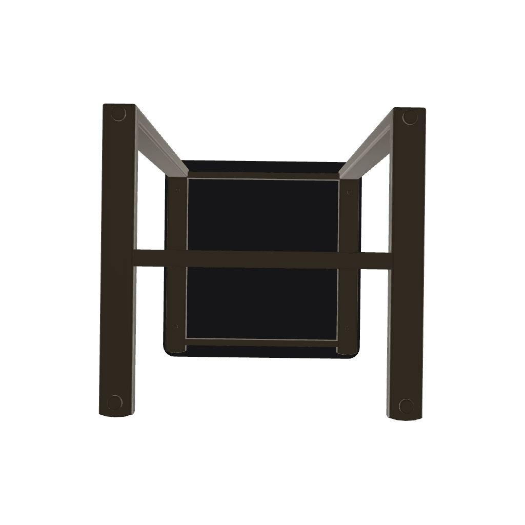 17.5" Square Marine Grade Polymer Side Table