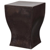 17.5 in. Square Ceramic Garden Stool by Emissary