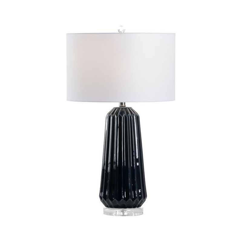 Gamble Fine Ribbed Ceramic Table Lamp