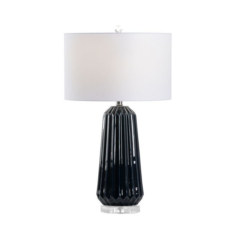 Gamble Fine Ribbed Ceramic Table Lamp