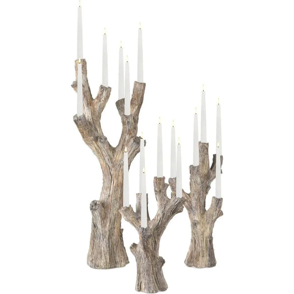 18" Rafaela Flameless/LED Candelabra Sculpture