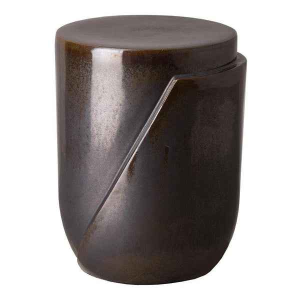 18 in. Accel Ceramic Garden Stool Side Table