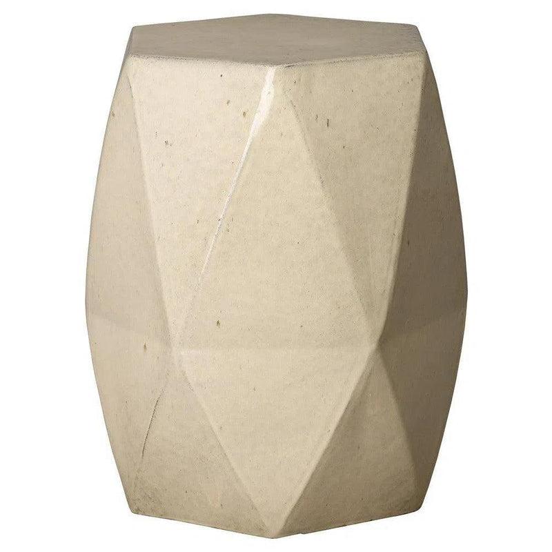 18 in. Brilliant Matrix Ceramic Garden Stool