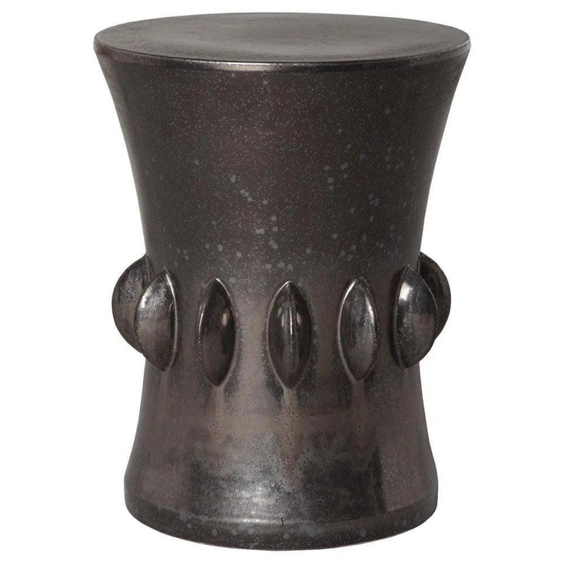 18 in. Jewel Ceramic Outdoor Garden Stool