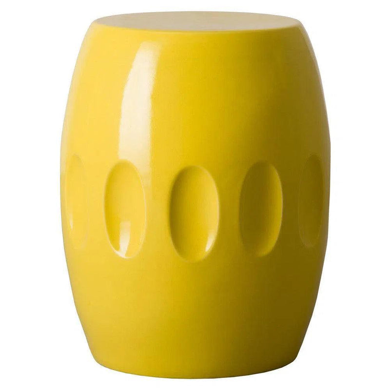 18 in. Orion Ceramic Outdoor Garden Stool